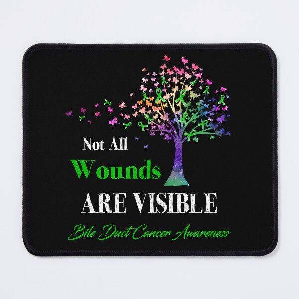 Item preview, Not All Wounds Are Visible Bile Duct Cancer Awareness designed and sold by Hatjar.