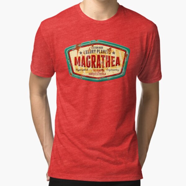 Magrathea - Custom Luxury Planets Tri-blend T-Shirt