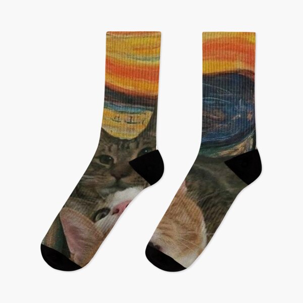 Item preview, The Scream Selfie Cats Best Funny Mem Design For Cats Lover designed and sold by ROMNDO.