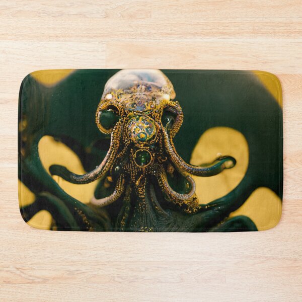 Item preview, HP Lovecraft via Alphonse Mucha #5 | Cthulhu | Dagon | 3D | Vienna Secession | Tentacles | Cosmic Horror | Weird Fiction designed and sold by lrjtucker.