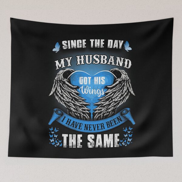 Item preview, Since The Day My Husband Got His Wings Missing My Husband designed and sold by blissfulstimulu.