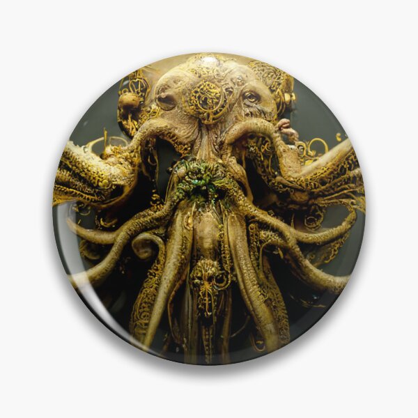 Item preview, HP Lovecraft via Alphonse Mucha #6 | Cthulhu | Dagon | 3D | Vienna Secession | Tentacles | Cosmic Horror | Weird Fiction designed and sold by lrjtucker.