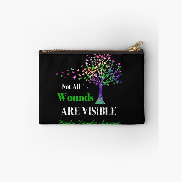 Item preview, Not All Wounds Are Visible Bipolar Disorder Awareness designed and sold by Hatjar.