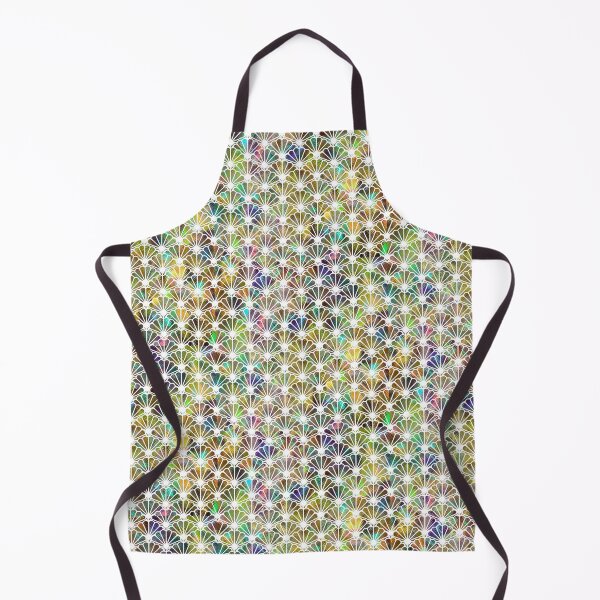 Item preview, Japanese holographic print with Uchiwa pattern (folding fans) designed and sold by VectoriasSecret.