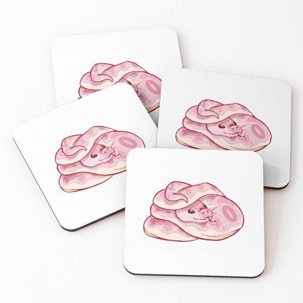 Item preview, Cute Donut Snake Sticker designed and sold by 10six.