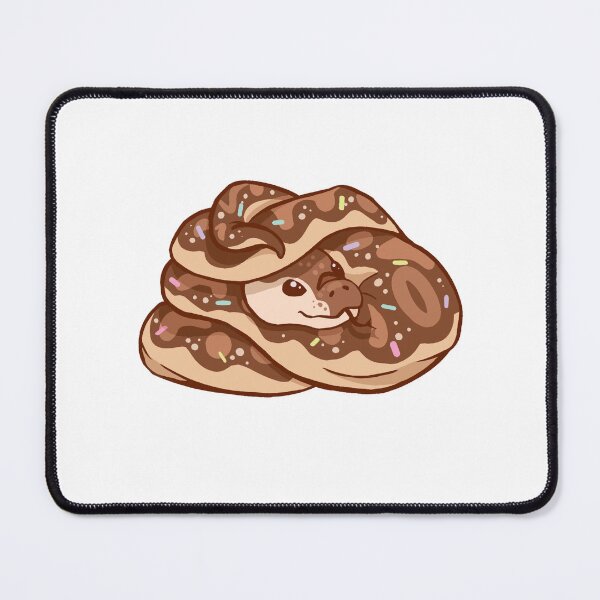 Item preview, Cute Donut Chocolate Snake Sticker designed and sold by 10six.