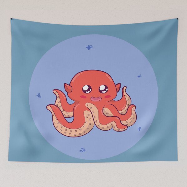 Item preview, Octopus Swimming designed and sold by cutieotter.