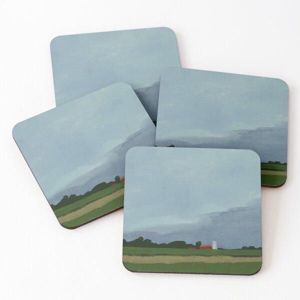 Item preview, Spring Fields Hinting at Storms designed and sold by LadyOfArden.