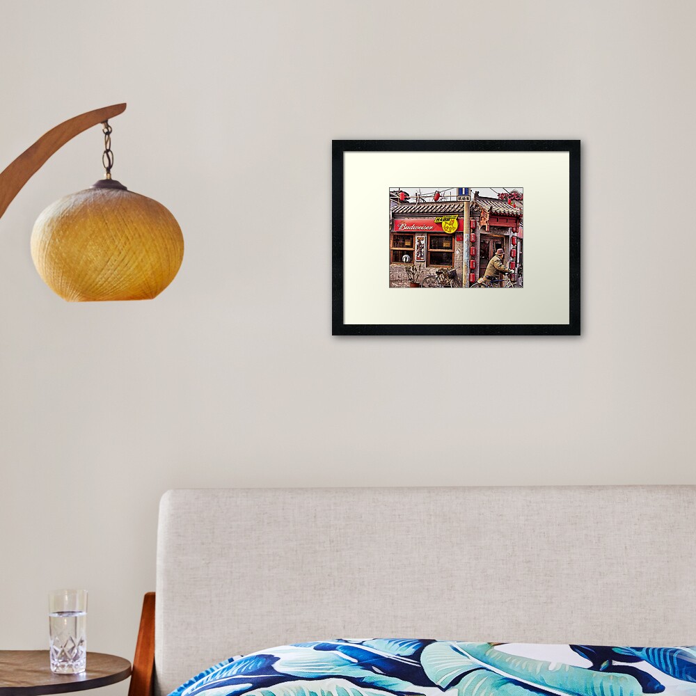 Beijing Bar Framed Art Print