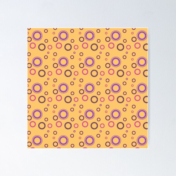 Item preview, Retro Circular Pattern designed and sold by antevasinart.