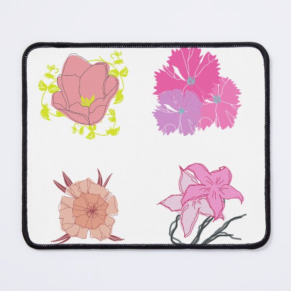 Item preview, colorful flowers designed and sold by ProjectOfColor.