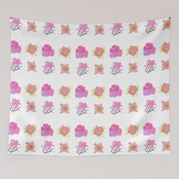 Item preview, colorful flowers designed and sold by ProjectOfColor.