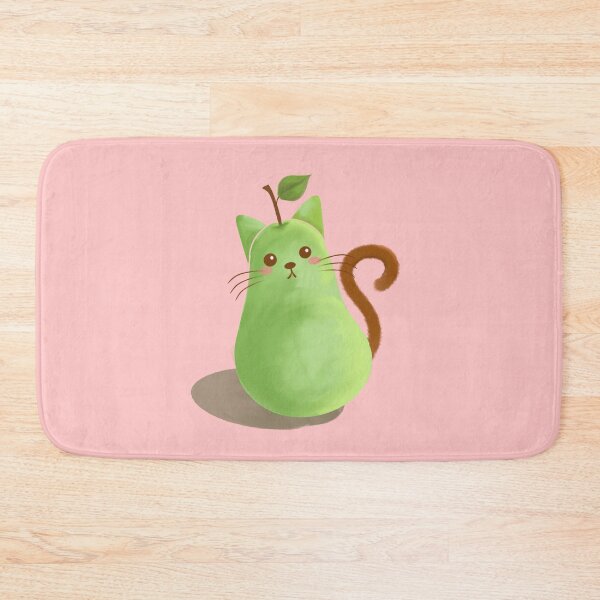 Item preview, Pear Cat Abstract Art, Cute Cat Art designed and sold by Alondra.