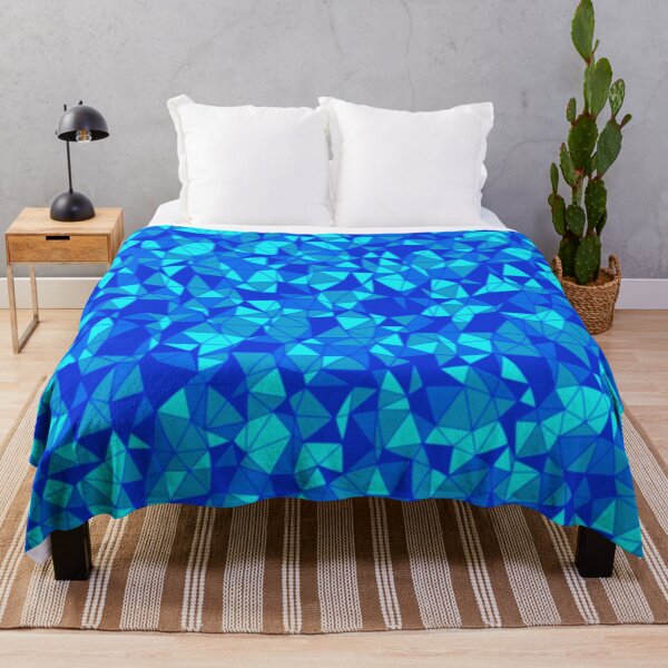Item preview, Triangles Tiled Blues designed and sold by john-ess.