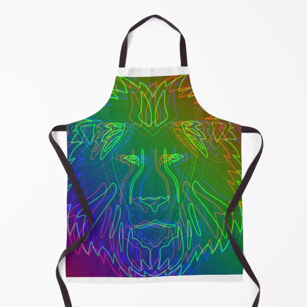 Item preview, animated multicolored colorful lion designed and sold by mrelax57700.