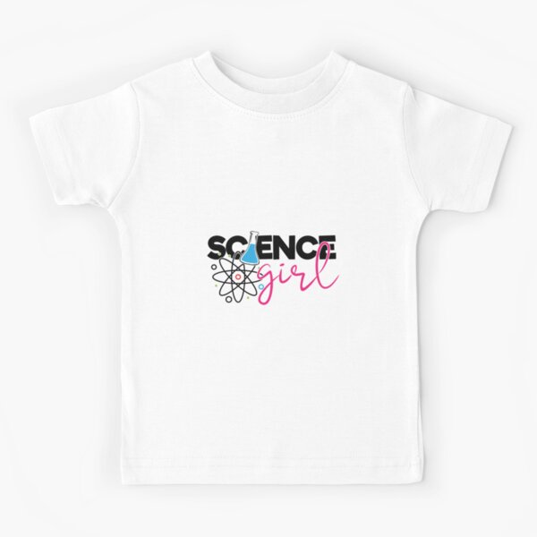 "Science Girl Beaker Atom" Kids TShirt for Sale by LorinMar Redbubble