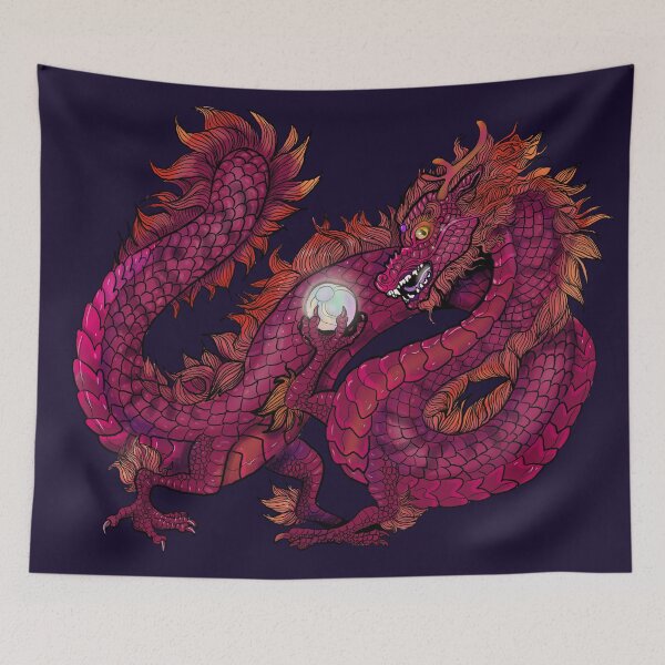 Item preview, Red Oriental Pearl Dragon designed and sold by Shadowind.