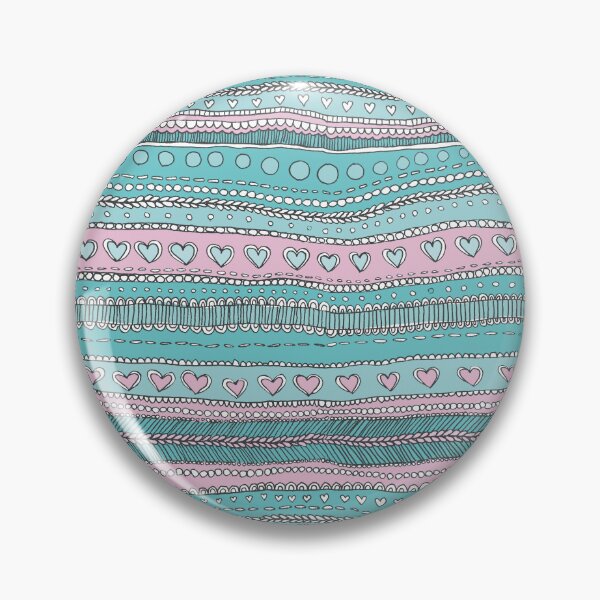 Item preview, Imperfect knitting -turquoise and pink designed and sold by Päivikki Annunen.