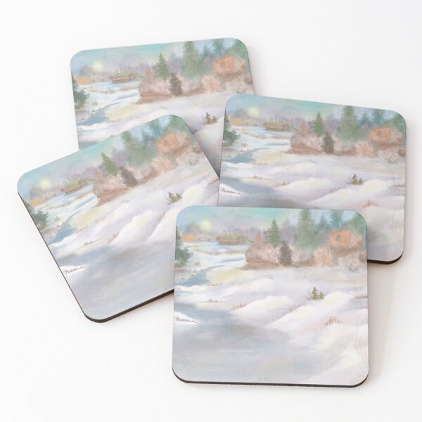 Item preview, Sundown Winter Stream designed and sold by MaryTimman.