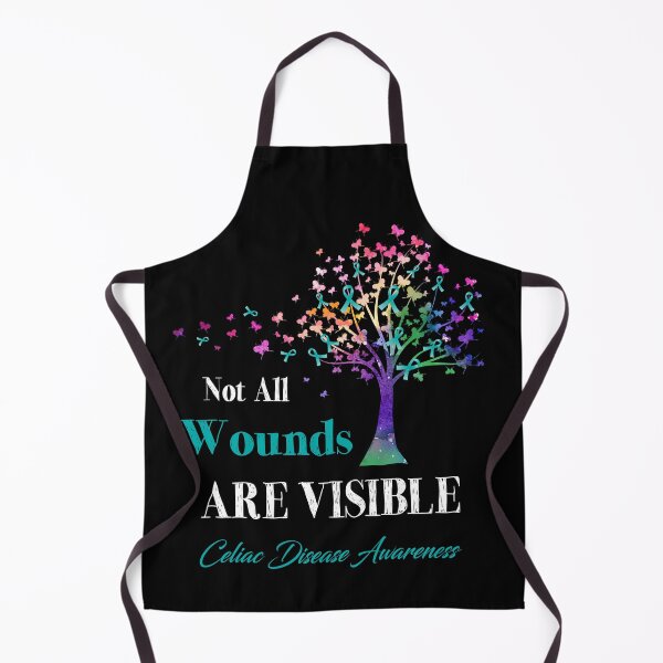 Item preview, Not All Wounds Are Visible Celiac Disease Awareness designed and sold by Hatjar.
