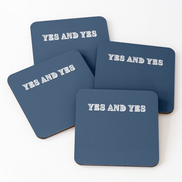 Item preview, Yes and Yes. In White Bold.Your final answer to whatever question if asked of you the day you display this design.  designed and sold by tranquilbeach.