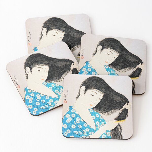 Item preview, Woman Combing Her Hair designed and sold by ChelleCreate.