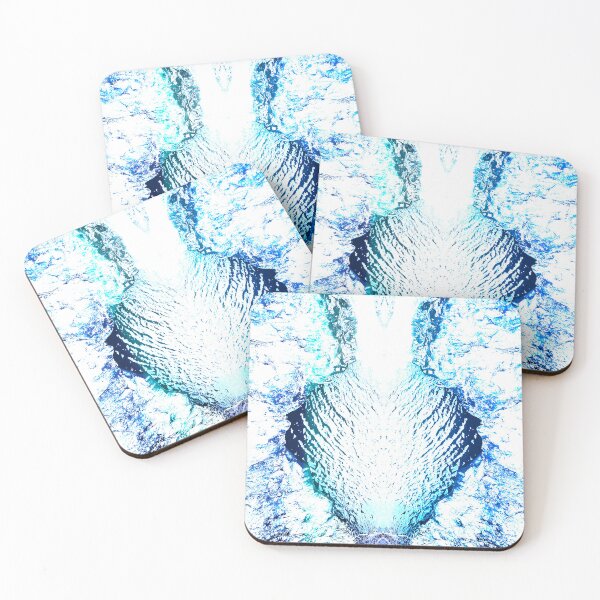 Item preview, STYLISH PAINT BLUE CYAN WHITE MARINE AQUA. designed and sold by Ralek.