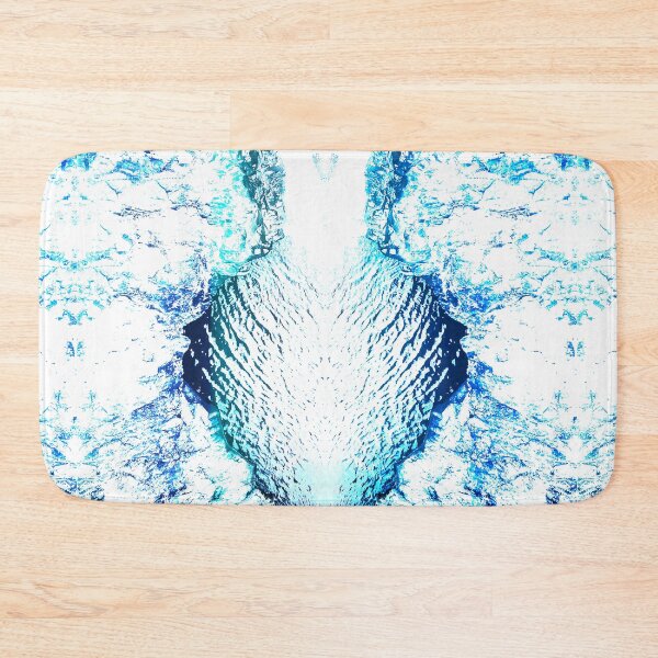 Item preview, STYLISH PAINT BLUE CYAN WHITE MARINE AQUA. designed and sold by Ralek.