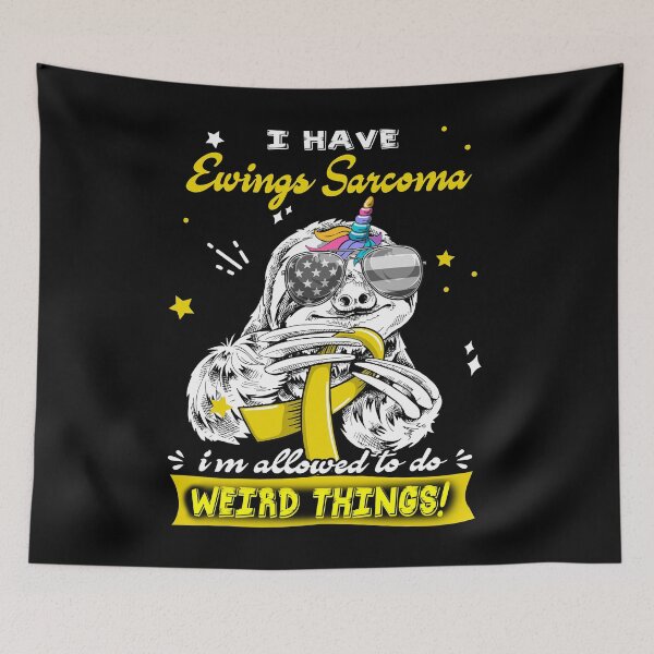 Item preview, Funny Sloth I Have Ewings Sarcoma I'm Allowed To Do Weird Things designed and sold by Kohend.