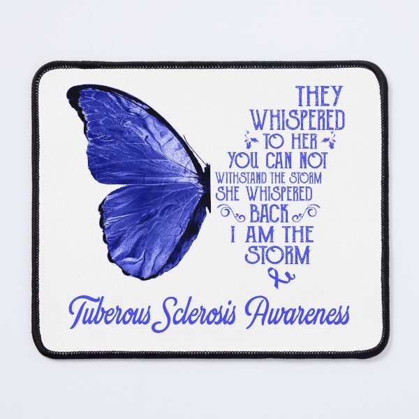 Item preview, Butterfly I Am The Storm Tuberous Sclerosis Awareness designed and sold by whlrcheryl.