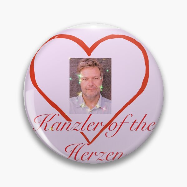 Item preview, Robert Habeck Kanzler of the Herzen with Glitzer very fancy designed and sold by Yipysi.