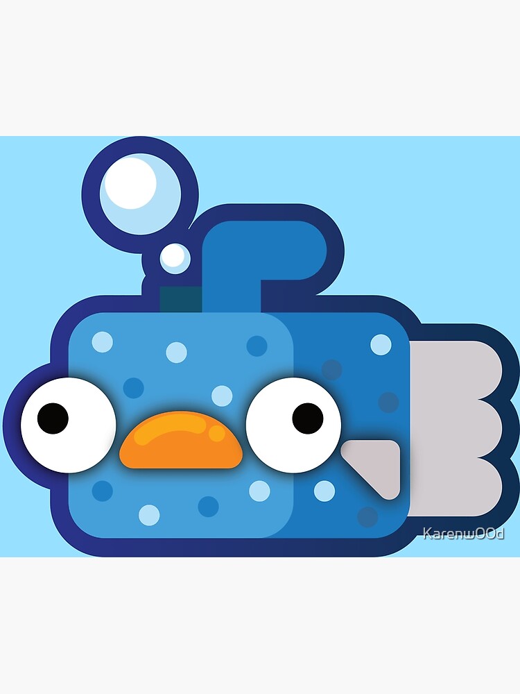 "Blubber fish" Poster for Sale by Karenw00d Redbubble
