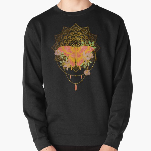 Item preview, butterfly mandala tattoo designed and sold by aleph42-studio.