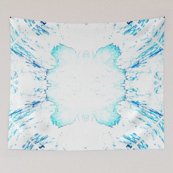 Item preview,  STYLISH PAINT BLUE CYAN WHITE MARINE AQUA. designed and sold by Ralek.