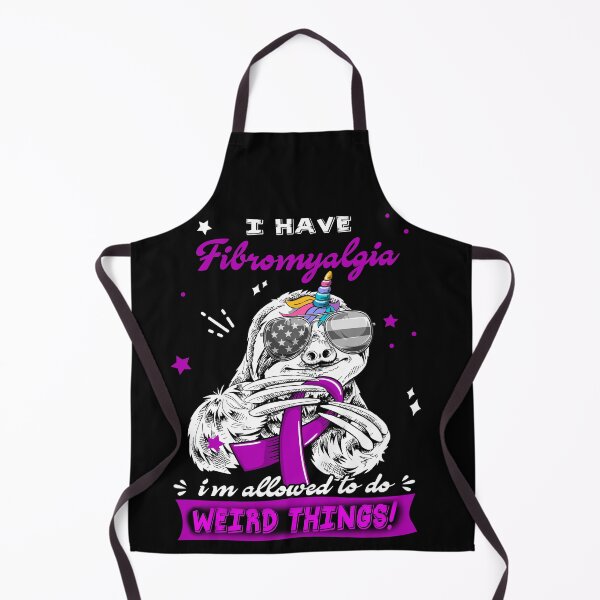 Item preview, Funny Sloth I Have Fibromyalgia I'm Allowed To Do Weird Things designed and sold by Kohend.