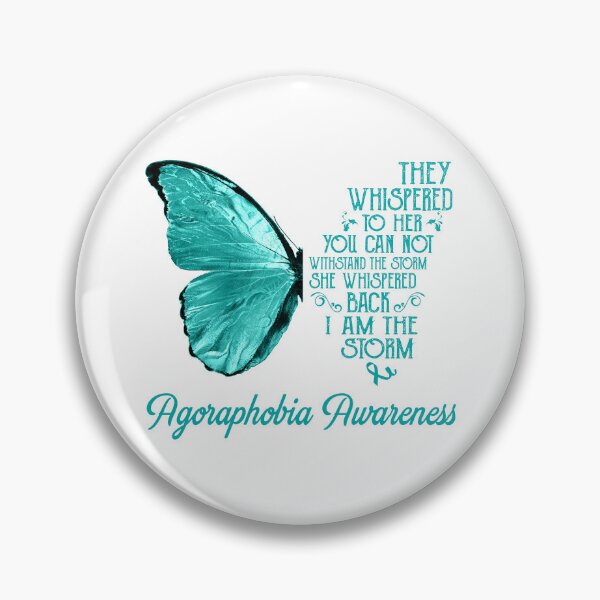 Item preview, Butterfly I Am The Storm Agoraphobia Awareness designed and sold by whlrcheryl.