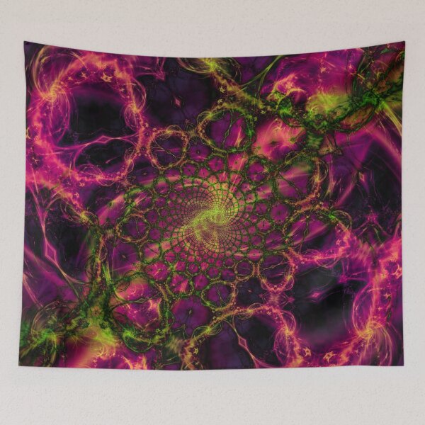 Item preview, Purple and Green Spiral Space designed and sold by Sophia-Adams.