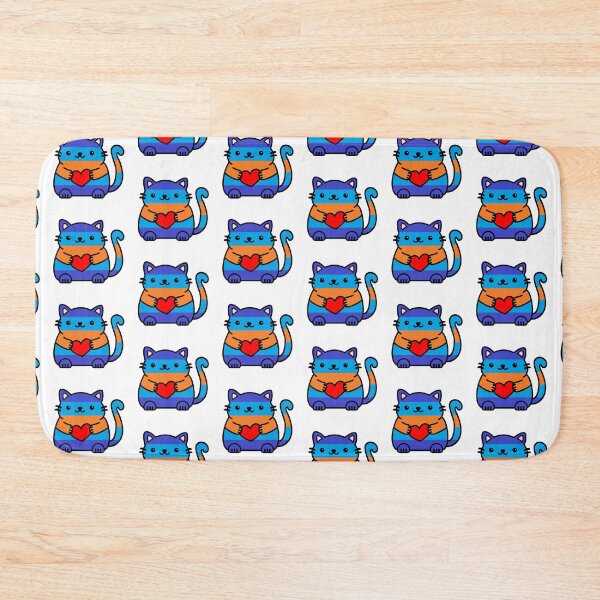 Item preview, Multigender Pride Flag Kitty designed and sold by ilexdesigns.