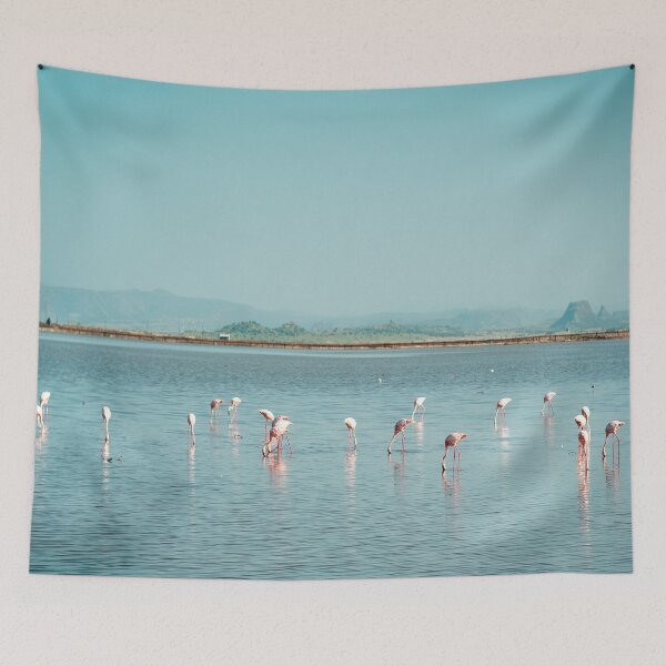 Item preview, Safiri Salama with Flamingos designed and sold by KBMeyer.