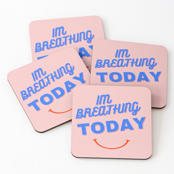 Item preview, Im Breathing Today Smiling Feel Good Breath Good Enjoy Your life Now Duvet Cover designed and sold by CoolMolo.