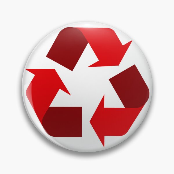 Item preview, Recycle Symbol (red) designed and sold by Popular-Gifts.