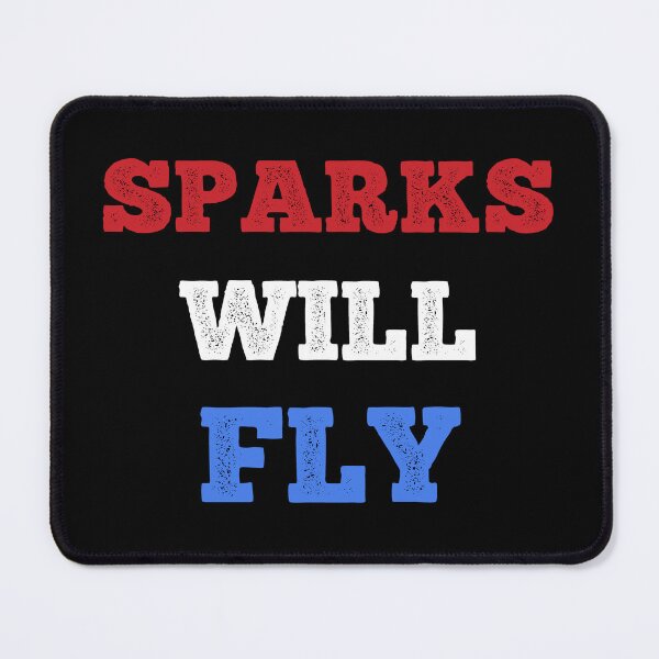 Item preview, Sparks Will Fly Funny 4th of July Independence Day Fireworks USA designed and sold by StudioTina.