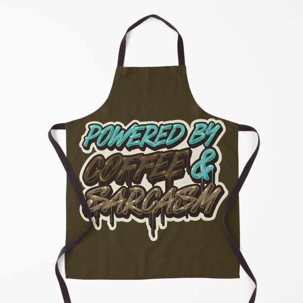 Item preview, Powered By Coffee & Sarcasm designed and sold by maniakdraws.