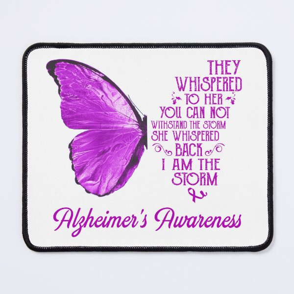 Item preview, Butterfly I Am The Storm Alzheimer's Awareness designed and sold by whlrcheryl.