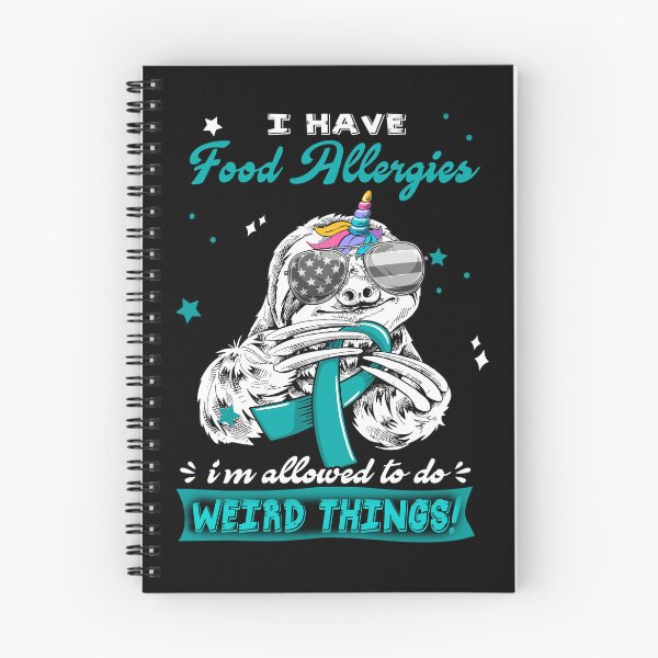 Item preview, Funny Sloth I Have Food Allergies I'm Allowed To Do Weird Things designed and sold by Kohend.