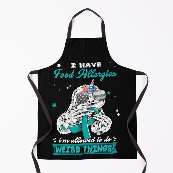 Item preview, Funny Sloth I Have Food Allergies I'm Allowed To Do Weird Things designed and sold by Kohend.
