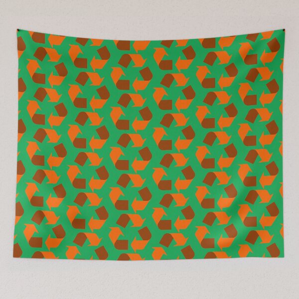 Item preview, Recycle Symbol (orange) designed and sold by Popular-Gifts.