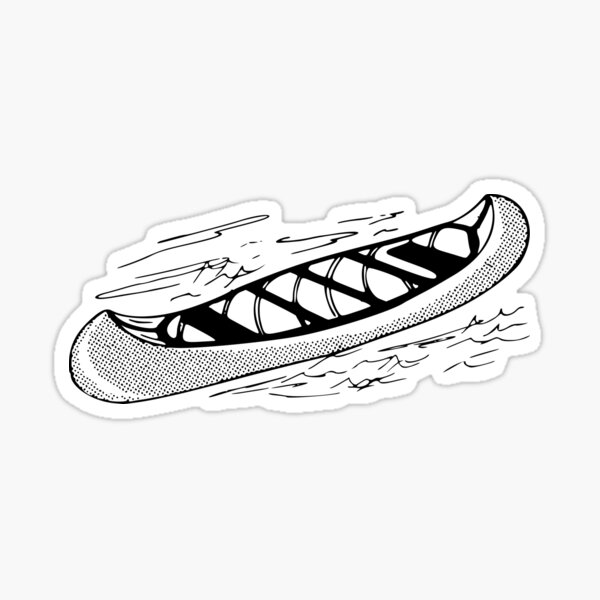 Canoe Sticker