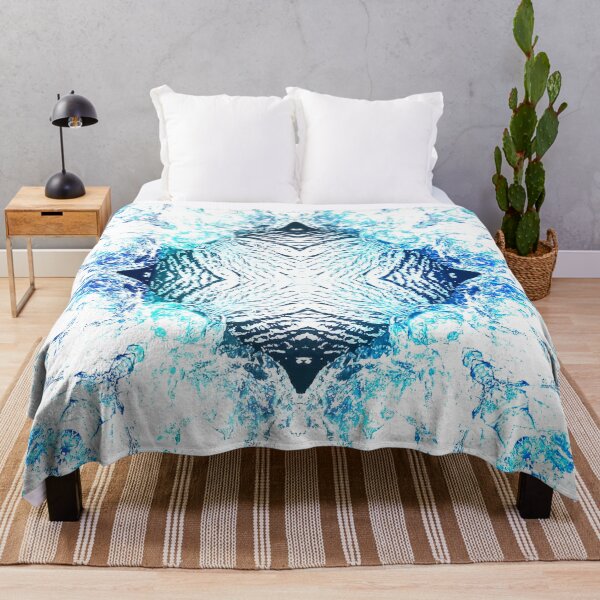 Item preview,  STYLISH PAINT BLUE CYAN WHITE MARINE AQUA. designed and sold by Ralek.