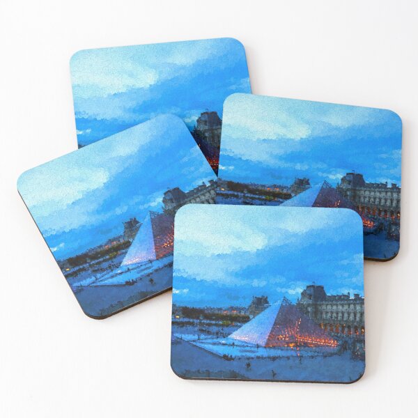 Item preview, Impressions of Paris - Louvre Pyramid Evening designed and sold by Georgia Mizuleva.
